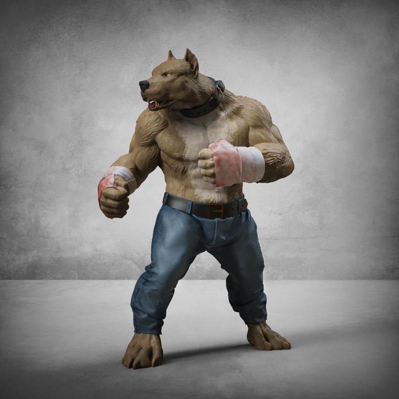 bare knukle fighter- American Bully (classic)