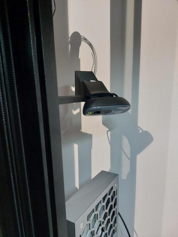 flsun v400 pillar bracket logitech webcam