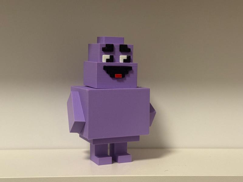 Minecraft x Mcdonalds grimace skin