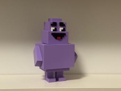 Minecraft x Mcdonalds grimace skin