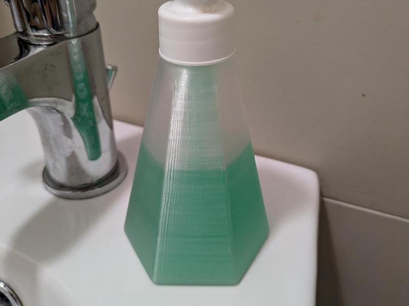 Bottle with dispenser