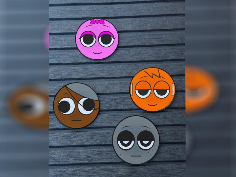 Sprunki coaster set 2