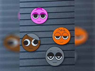 Sprunki coaster set 2