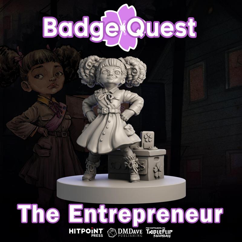BADGE QUEST - The Entrepreneur Brave Blossom