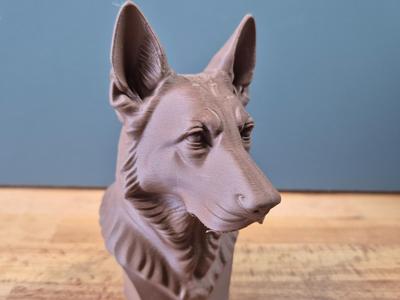 German Shepherd bust