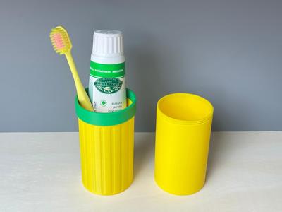 Toothbrush & Toothpaste Holder – Drainage Base