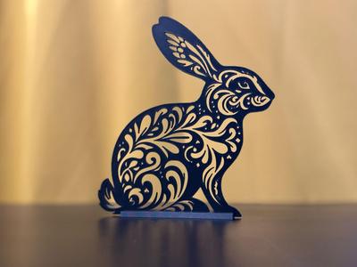 Easter - Floral Bunny - Standing Decor