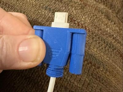 VGA Retro Cord Saver Cover