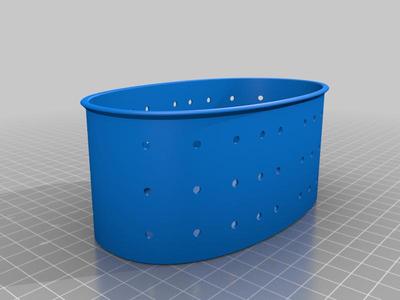 Camembert Cheese mold elliptic Käseform