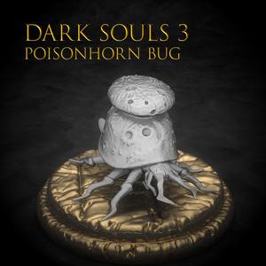 Dark souls - Poisonhorn Bug / Swamp bug miniature 25mm / 28mm scale
