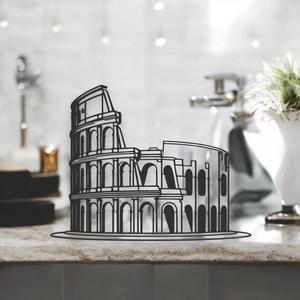 Colosseum Line Art - Desktop Line Art