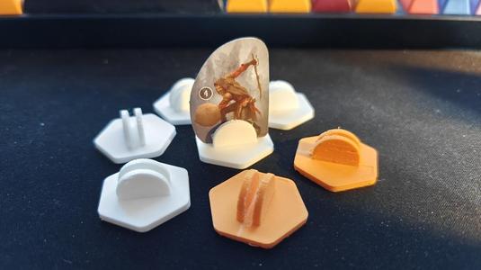 Gloomhaven (boardgame) cardboard miniature holder