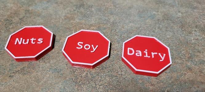 Buffet Labels