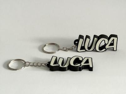Beautiful keychain with the name LUCA