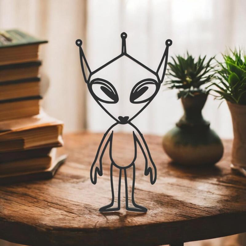 Alien Line Art - Desktop Line Art