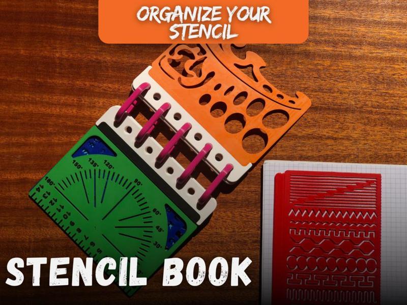 Stencil Book: Organize Your Creativity with Ease