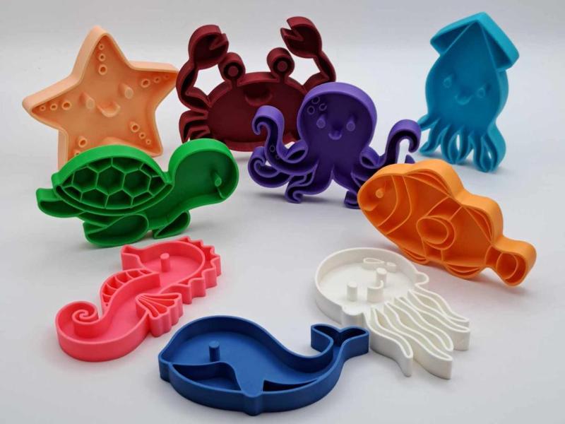 Animals from the Sea - filling molds