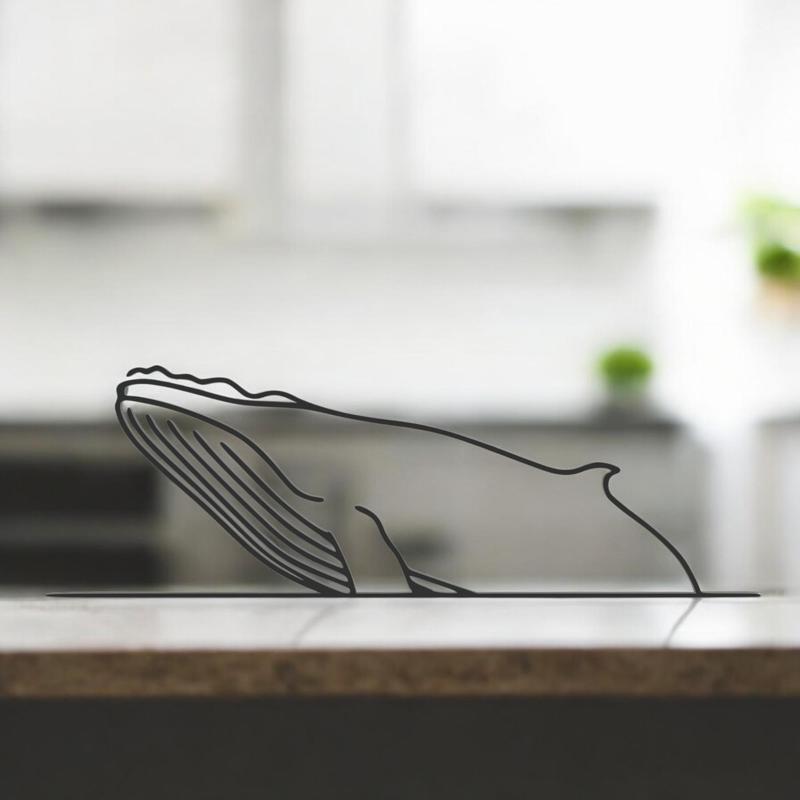 Whale Line Art - Desktop Line Art