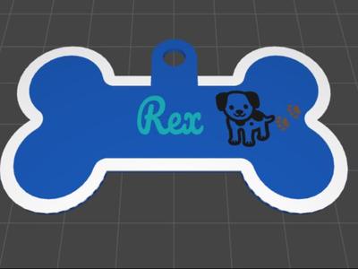 Rex dog tag