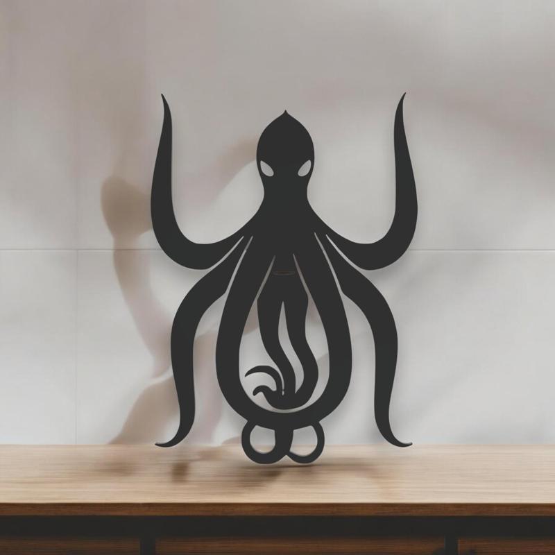 Kraken Line Art - Desktop Line Art