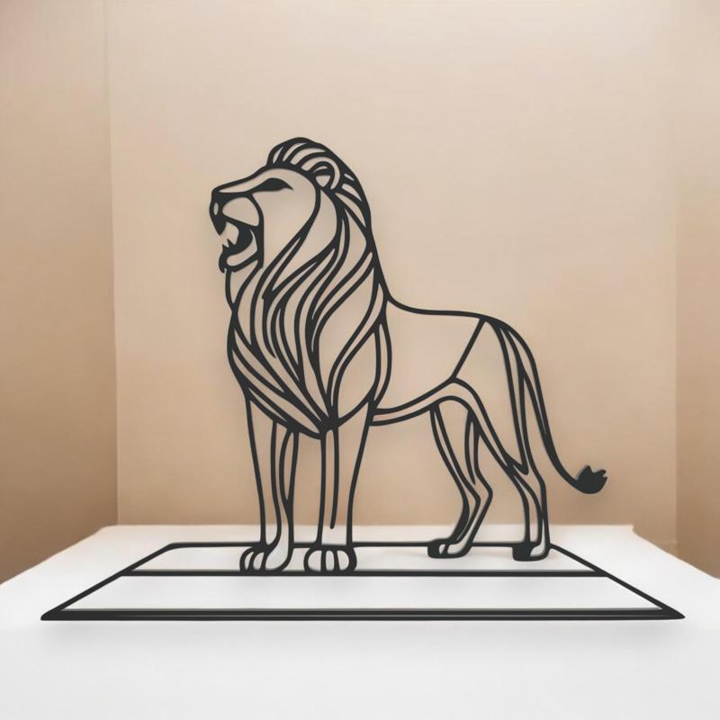 Lion Line Art - Desktop Line Art