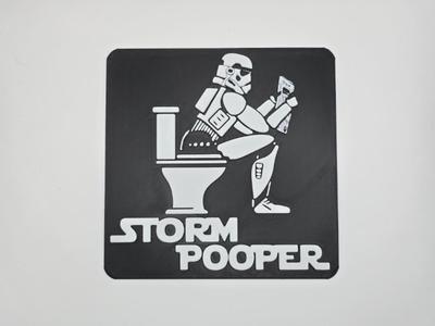 Sign Storm Pooper 