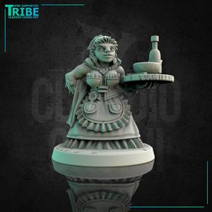 (0171) Female dwarf waitress