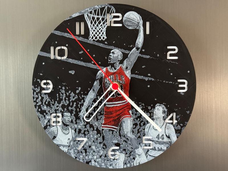 Wall/desk clock Michael Jordan