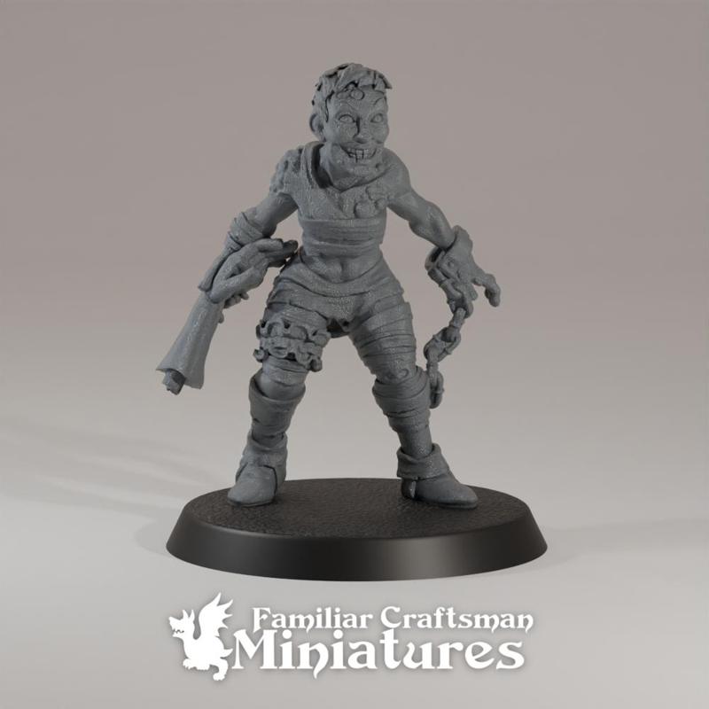 Mabel the Skull Biter (32mm scale, presupported version included)