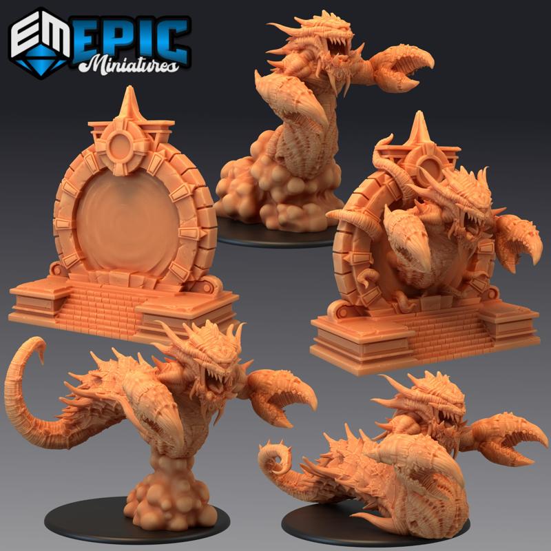 Astral Dreadnought Set / Ancient Titan / Gargantuan Claw Worm / One Eyed Beast / Portal Hunter