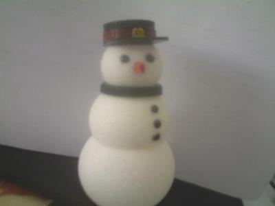McDonalds hat for snowman fidget