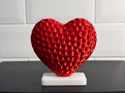 Dented Heart ornament
