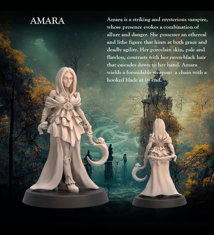 Amara - Tabletop Heroes V1 - 32mm - Heroic scale