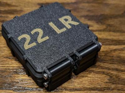 22LR 100rnd Ammo Box with removable tray