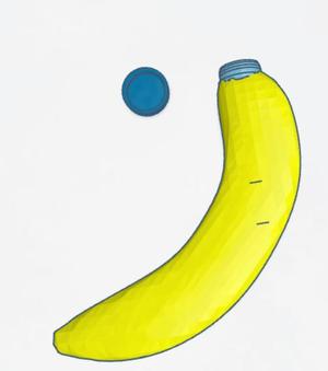 Banana bottle first try