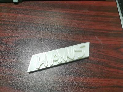 Hans tool box badge