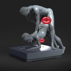 ANAL SEX - NSFW - EROTIC MINIATURE 75 MM SCALE