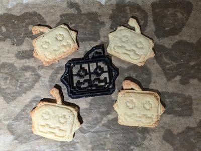 Hermitcraft GrumBot cookie cutter