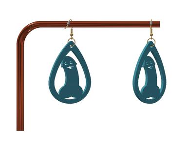 Naughty keychain / earrings