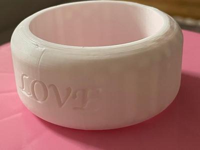 Napkin ring - LOVE