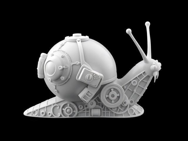 Cyberpunk Snail