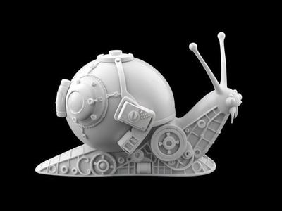 Cyberpunk Snail