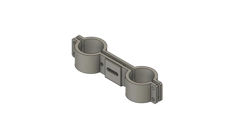 fender mount for dual mtb forks