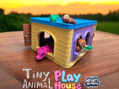 TINY ANIMAL PLAY HOUSE 