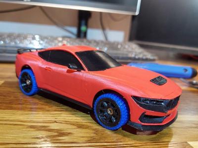 Mustang Dark Horse MINI-Z 1.28 RC Chassis 90mm
