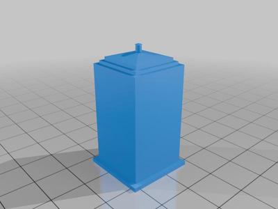 No Detail - Printer test TARDIS