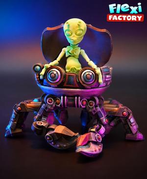 Flexi Factory Cyber Crab with 3MF Included!