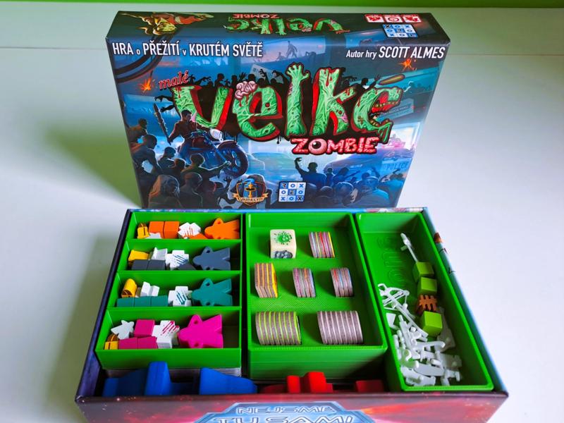 Tiny Epic Zombies board game insert