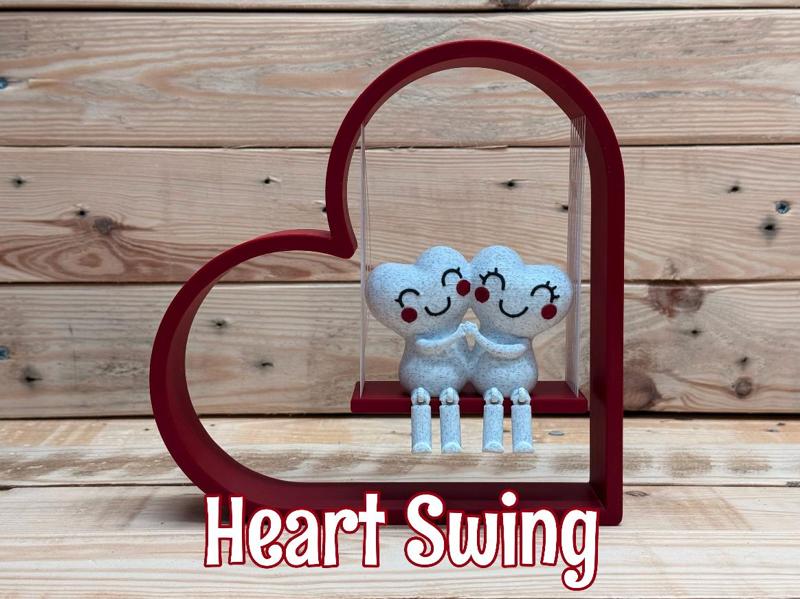 Heart Swing String Art 
