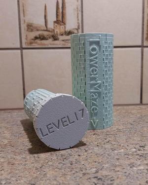 Tower Maze Level 17 - With one way straight closing path